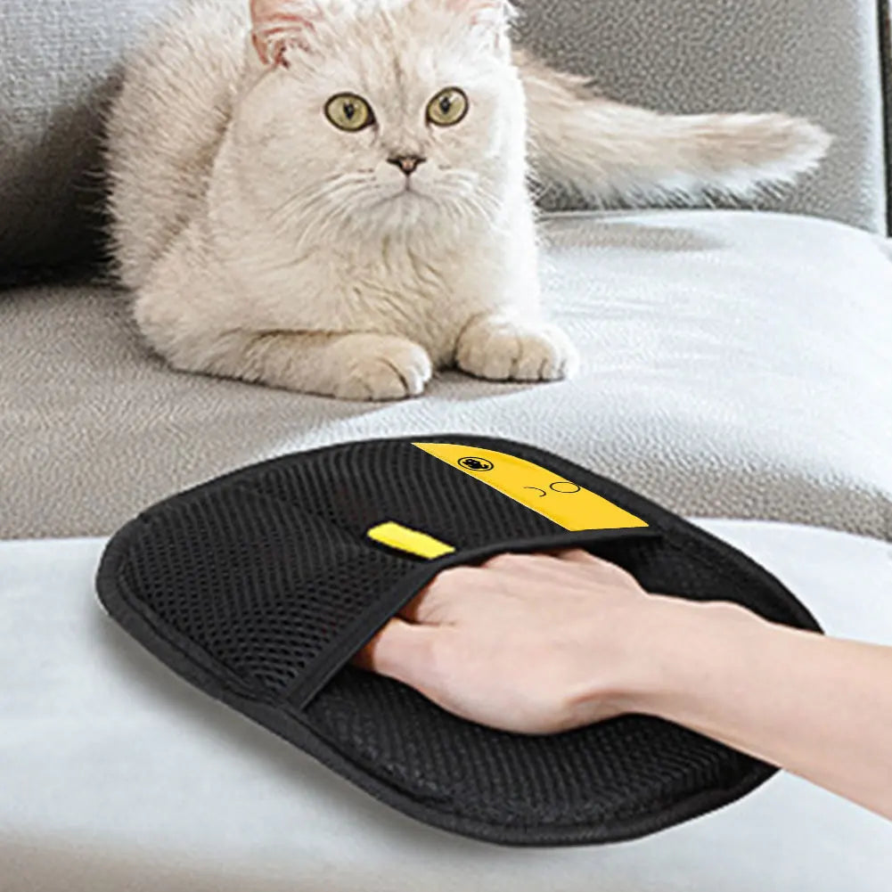Pet Hair Removal Glove Depilation Deshedding Mitt for Dog Cat Cleaning Soft Grooming Brush Hair Remover from Sofa Clothes Carpet